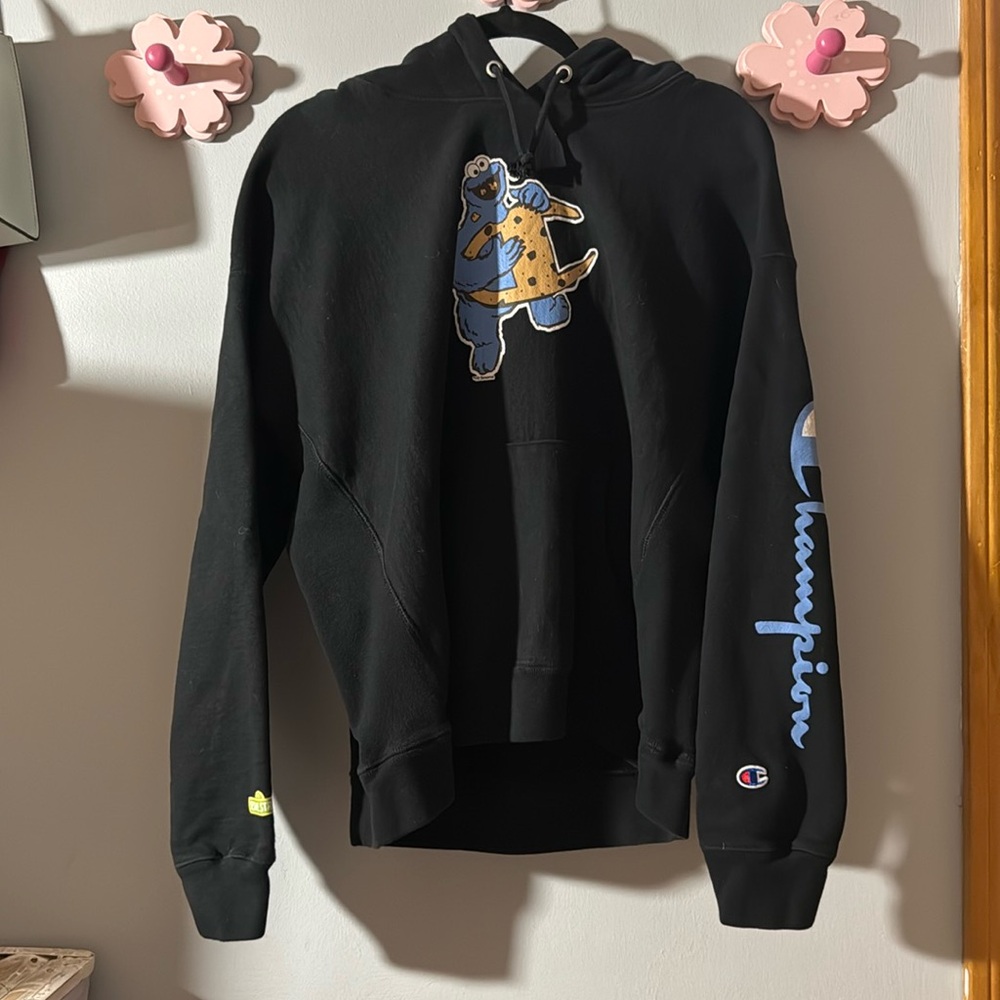 Limited Edition Cookie Monster Champion Sweatshirt
Sesame Street Champion Collab